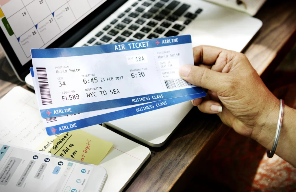 book a last-minute flight
